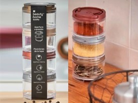 Set especiero redondo apilable giratorio